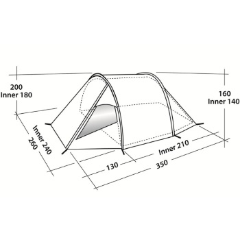 Easy Camp šator Tornado 400